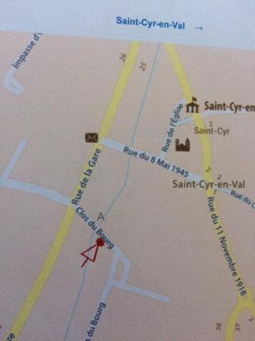 Clos Du Bourg Bed and Breakfast Saint-Cyr-en-Val Exterior foto